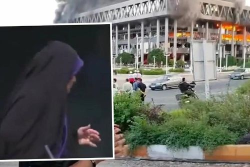 Đài truyền hình Iran trúng bom của Israel khi đang lên sóng trực tiếp