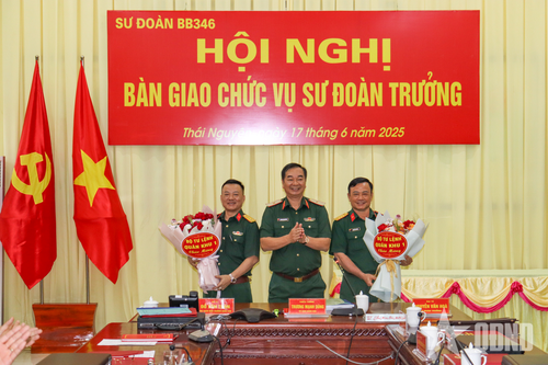 Quân khu 1: Bàn giao chức vụ Sư đoàn trưởng Sư đoàn 346