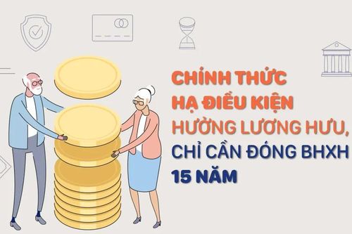 Chính thức hạ điều kiện hưởng lương hưu, chỉ cần đóng bảo hiểm xã hội 15 năm