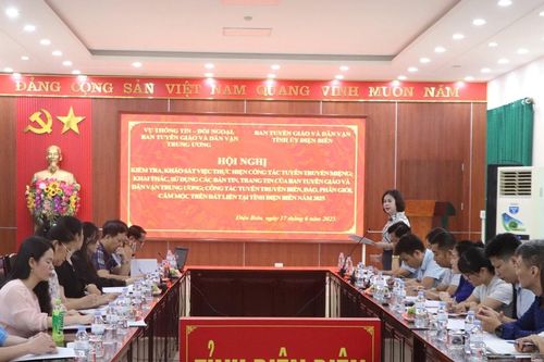 Điện Biên: Kiểm tra toàn diện công tác tuyên truyền miệng, sử dụng bản tin và tuyên truyền về biển, đảo, biên giới