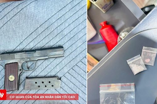 Bắt ổ nhóm ma túy tại chung cư, thu giữ súng đạn và 1,43kg ma túy