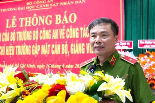 Thiếu tướng Đỗ Anh Tuấn làm Hiệu trưởng Trường Đại học Cảnh sát nhân dân