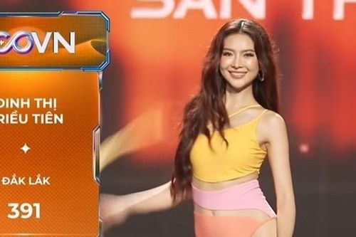 Hoa hậu Hoàn vũ Việt Nam 2025, các người đẹp diễn bikini nóng bỏng