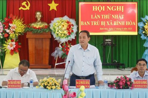 Hội nghị lần thứ nhất Ban trù bị xã Bình Hòa