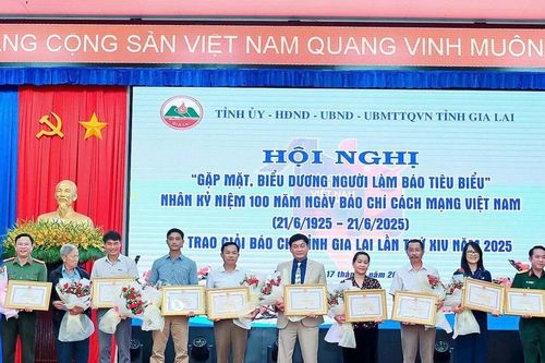 Gia Lai: Biểu dương người làm báo tiêu biểu và trao Giải Báo tỉnh lần thứ XIV năm 2025
