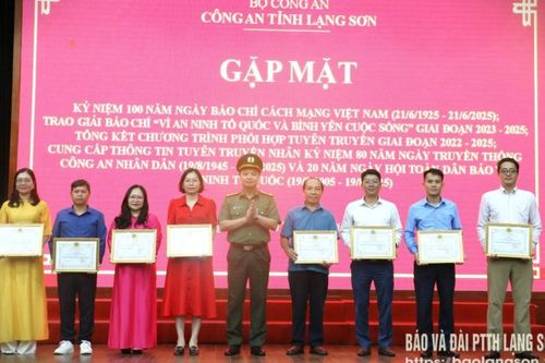 Công an tỉnh gặp mặt các cơ quan báo chí