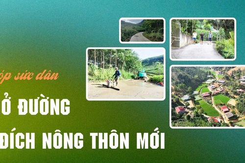Góp sức dân mở đường về đích nông thôn mới
