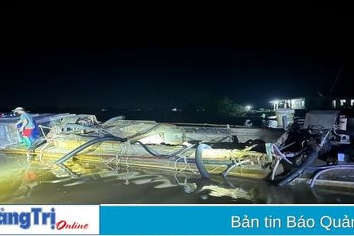 Phát hiện thuyền khai thác khoáng sản trái phép