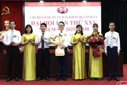 Đại hội Chi bộ Cơ quan Ủy ban Kiểm tra Tỉnh ủy lần thứ XXV, nhiệm kỳ 2025 – 2030