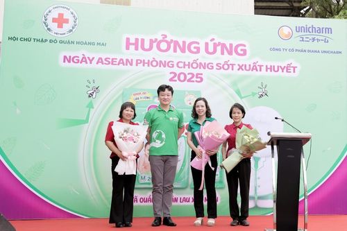 Diana Unicharm hưởng ứng ngày Asean phòng chống sốt xuất huyết
