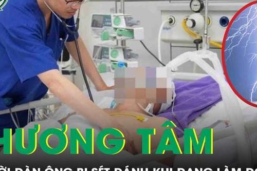 Thương tâm: Người đàn ông bị sét đánh tử vong khi đang làm đồng