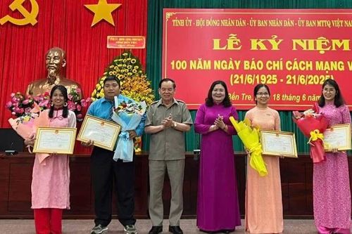 Bến Tre tổ chức Lễ kỷ niệm 100 năm Ngày Báo chí Cách mạng Việt Nam