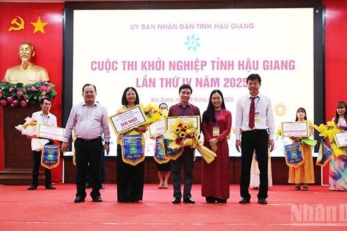 Hậu Giang: Tổng kết và trao giải cuộc thi khởi nghiệp lần thứ 4 năm 2025