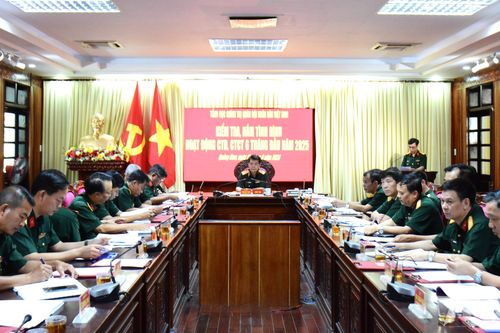 Tổng cục Chính trị kiểm tra hoạt động công tác Đảng, công tác chính trị tại Bộ CHQS tỉnh Quảng Nam