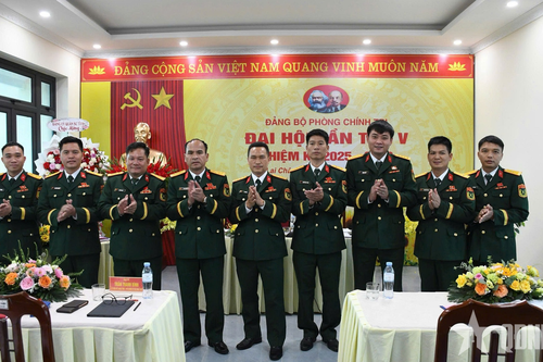 Đại hội Đảng bộ Phòng Chính trị, Bộ CHQS tỉnh Lai Châu nhiệm kỳ 2025 - 2030
