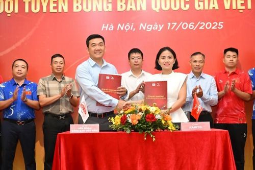 Đội tuyển Bóng bàn quốc gia sẽ mặc trang phục họa tiết hoa sen