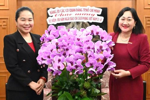 Đảng ủy các cơ quan Đảng TPHCM và các cơ quan, đơn vị, doanh nghiệp chúc mừng Báo Sài Gòn Giải Phóng