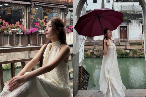 Chi Pu 'tuyệt đối diện ảnh' khi hóa nàng thơ bên cổ trấn