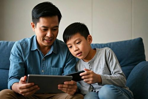 Hướng dẫn con cách dùng mạng xã hội