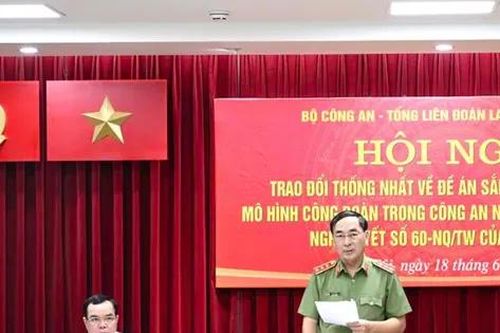 Đề xuất tổ chức hai cấp công đoàn trong Công an nhân dân