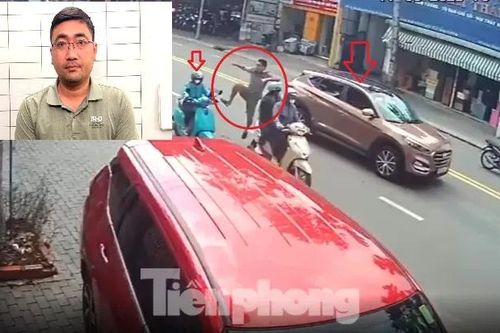 Bắt khẩn cấp người đàn ông đạp ngã nữ xe ôm công nghệ ở Bình Dương
