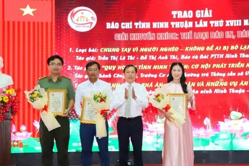 Vinh danh các tác giả có tác phẩm báo chí xuất sắc