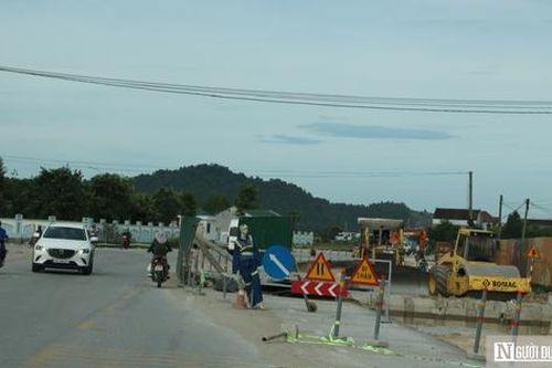 Cận cảnh dự án mở rộng QL46 thi công chắp vá vì vướng GPMB