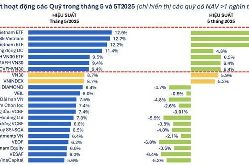 VN-Index hồi phục ngoạn mục, 22 quỹ cổ phiếu báo hiệu suất tăng kỷ lục trong một năm qua