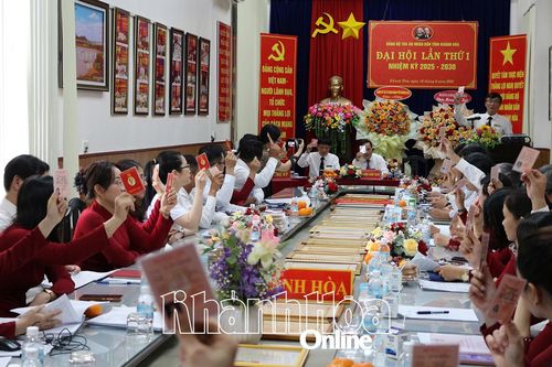 Đại hội Đảng bộ Tòa án nhân dân tỉnh Khánh Hòa lần thứ I, nhiệm kỳ 2025 - 2030