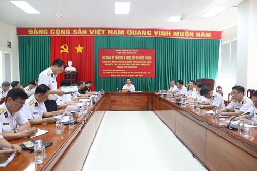 Học viện Hải quân tổ chức hội thảo đề tài cấp Bộ Quốc phòng