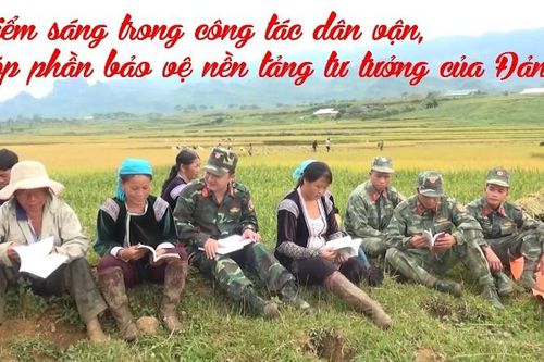 Điểm sáng trong công tác dân vận, góp phần bảo vệ nền tảng tư tưởng của Đảng
