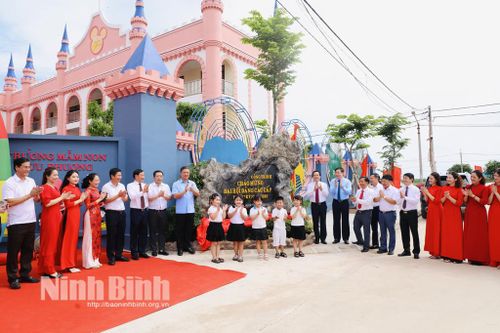 Kim Sơn khánh thành công trình chào mừng Đại hội đảng bộ các cấp tiến tới Đại hội lần thứ XIV của Đảng