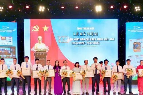 Thanh Hóa kỷ niệm 100 năm Báo chí Cách mạng Việt Nam, tôn vinh đội ngũ người làm báo