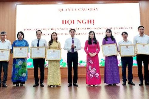Quận Cầu Giấy hoàn thành đạt và vượt 15/16 chỉ tiêu đại hội