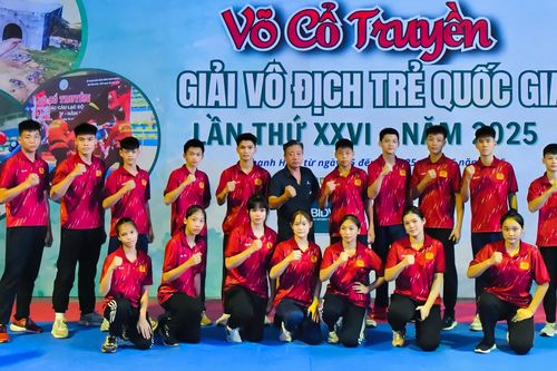 Đoàn võ cổ truyền CAND tranh tài giải trẻ vô địch quốc gia 2025
