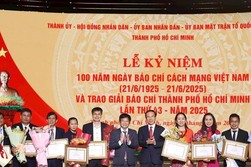 72 tác phẩm báo chí xuất sắc được vinh danh tại giải Báo chí TP Hồ Chí Minh năm 2025