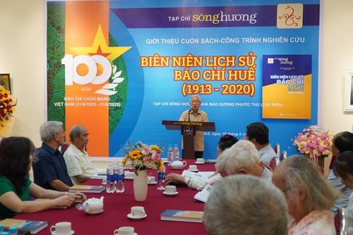 Ra mắt sách 'Biên niên sử Báo chí Huế 1913 - 2020'