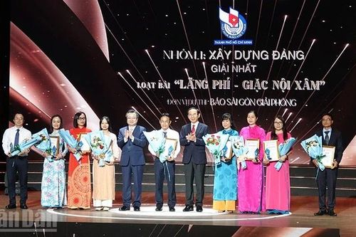 Trao Giải Báo chí Thành phố Hồ Chí Minh lần thứ 43 cho 72 tác phẩm