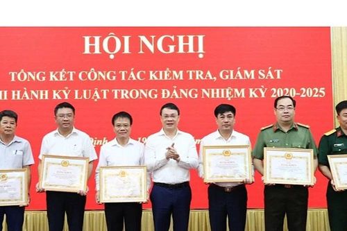 Nam Định tổng kết công tác kiểm tra, giám sát và thi hành kỷ luật trong Đảng