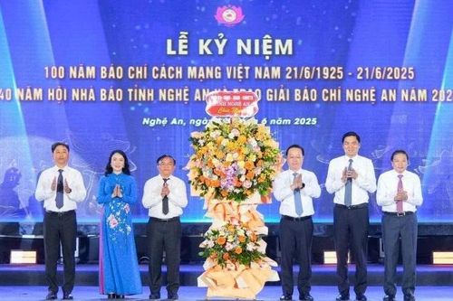 Nghệ An trọng thể kỷ niệm 100 năm Báo chí Cách mạng Việt Nam