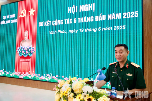 Cục Kỹ thuật quân, binh chủng sơ kết công tác 6 tháng đầu năm 2025