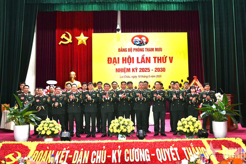 Đại hội Đảng bộ Phòng Tham mưu, Bộ CHQS tỉnh Lai Châu thành công tốt đẹp