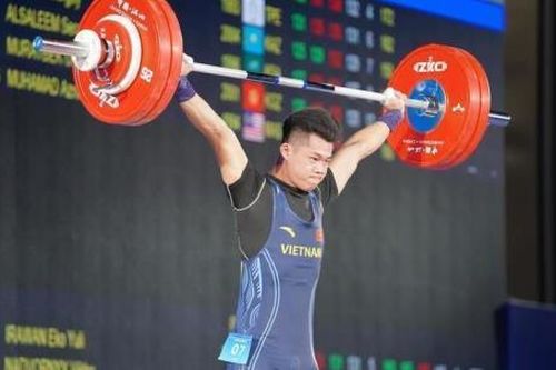 Cử tạ Việt Nam nhất Đông Nam Á
