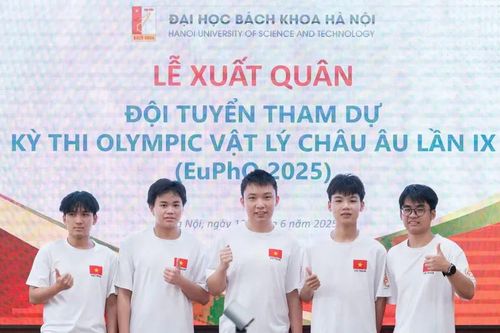 5 học sinh Việt Nam đoạt giải tại Olympic Vật lý châu Âu (EuPhO) 2025