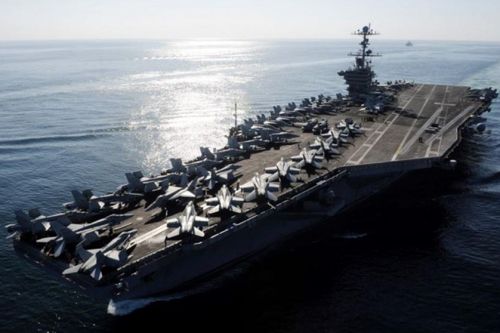 Mỹ điều tàu sân bay USS Ford yểm trợ Trung Đông