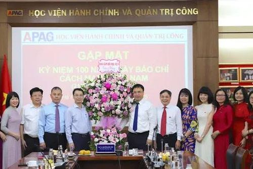 Học viện Hành chính và Quản trị công tổ chức gặp mặt kỷ niệm 100 năm Ngày Báo chí Cách mạng Việt Nam