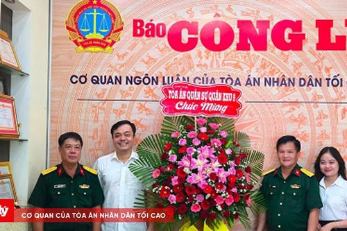Báo Công lý luôn đồng hành cùng TAQS hai cấp Quân khu 9
