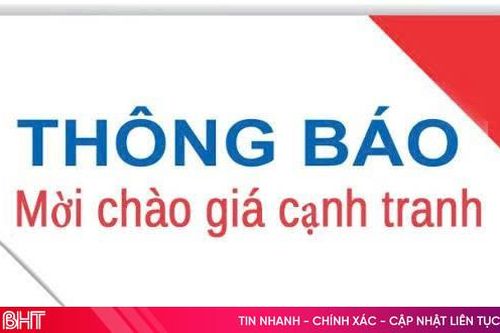 Mời chào giá cạnh tranh gói thầu khắc phục tổn thất nhà xưởng