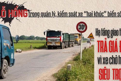 Hạ tầng giao thông trả giá đắt vì xe chở hàng siêu trọng