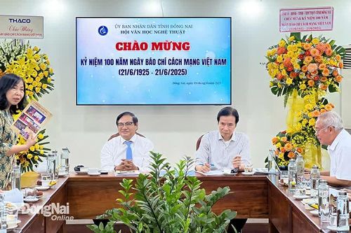 Hội Văn học nghệ thuật Đồng Nai họp mặt kỷ niệm 100 năm Ngày Báo chí cách mạng Việt Nam